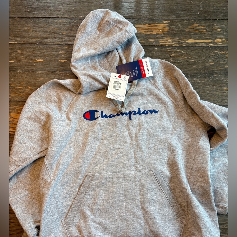 Champion oxford gray hoodie M